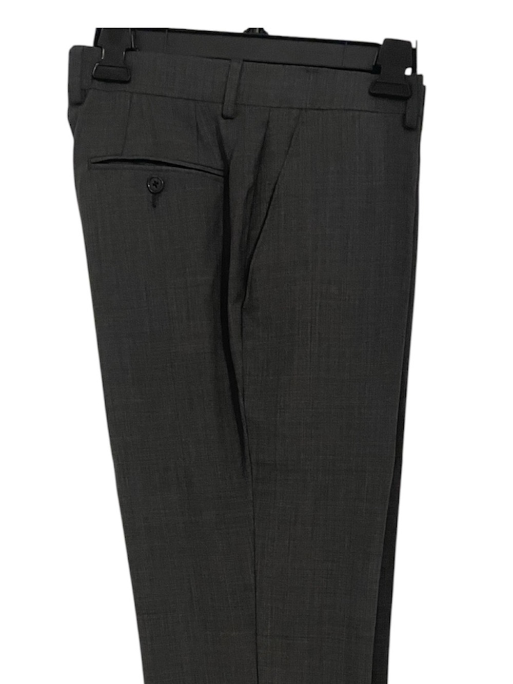 Men's  Lauren Ralph Lauren  Flat Front Dress Pants - Dark Gray 34w x 30 L ,